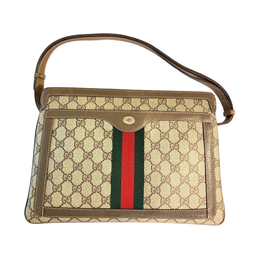 GUCCI Ophidia Vintage Accordion Shoulder Bag - Picture 8 of 16